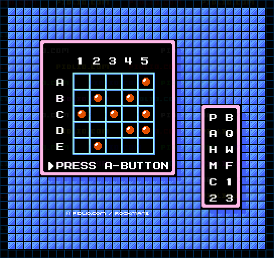 ワイリーステージからスタートのパスワード / ロックマン2攻略